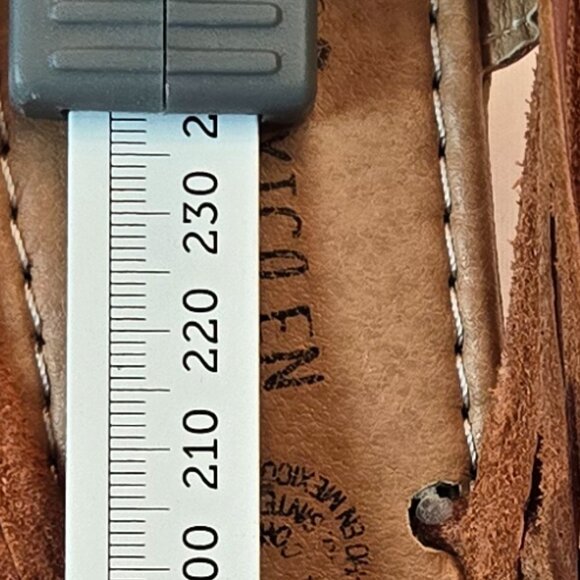 MEXICO EN LA PIEL Women's  Huarache Sandals/Wedge, Closed Toe Sz: 6 Tan - Picture 14 of 15